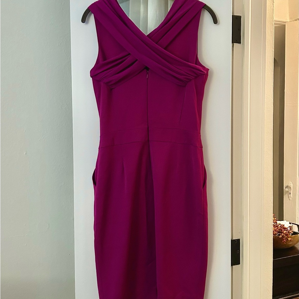 Reiss Cocktail Dress Like New! Size 4 Fuschia - Picture 2 of 8